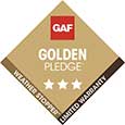 GAF Golden Pledge logo